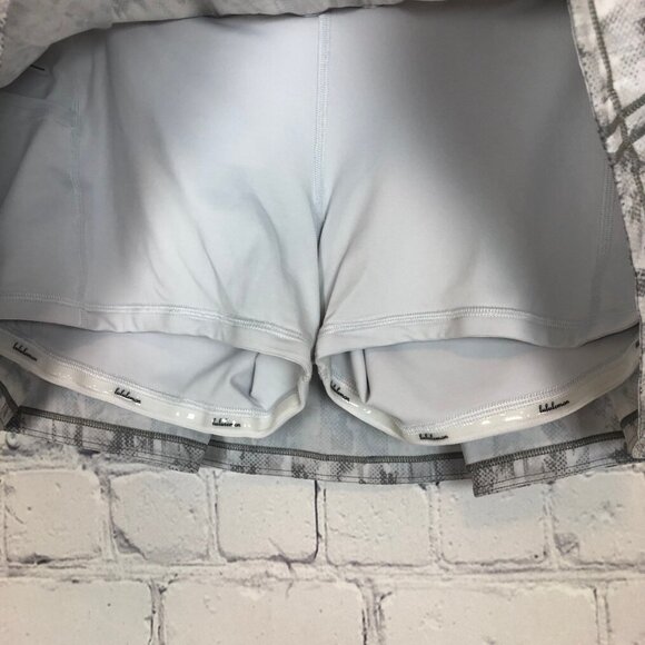 Lululemon Pace Rival Skirt (Regular) No Panels 13" City Breeze Alpine White 10 - Picture 2 of 6